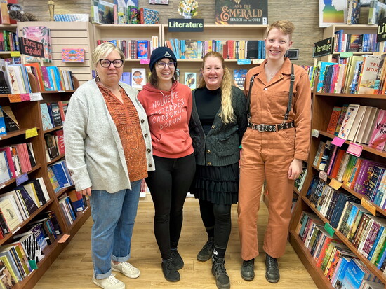 Left to right: Rebecca Leber-Gottberg, Kalli King, Rebecca Crosswhite, Hanna Fischer