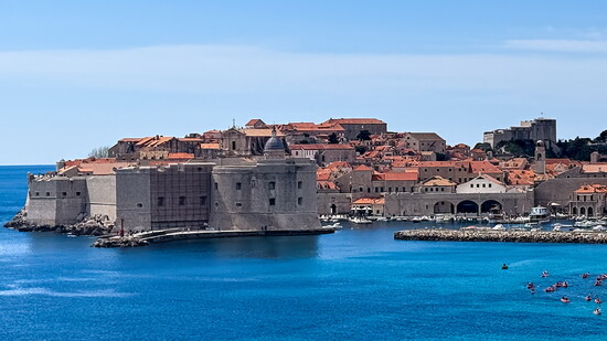 Picturesque coastline of Dubrovnik