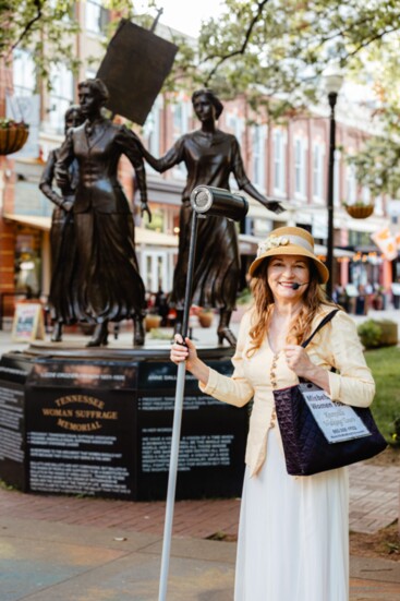 Laura Still, Knoxville Walking Tours. Photo: Shawn Poynter