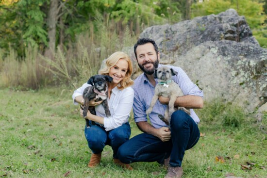 Michael and his wife Amanda Photo by Kate Wark Photography