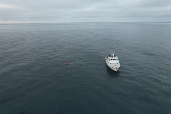 Photo provided | John en route to Catalina Island.