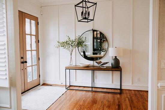 Beautifully designed home entryway 