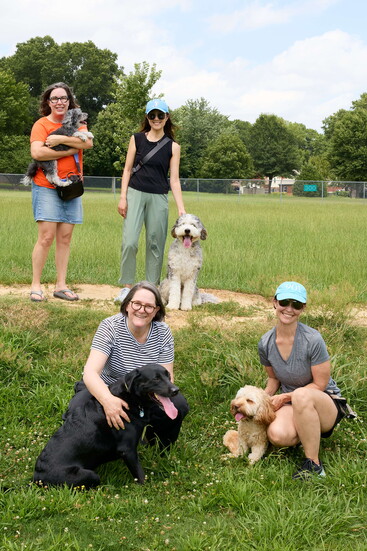 Walking friends.