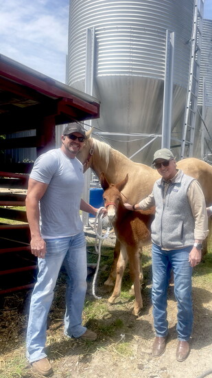 Pat Watson, Owner-Operator, Watson Farms and Dr. Glaze Vaughan, M.D.