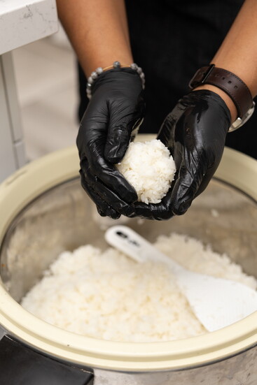 Clients enjoy hands-on sushi-making in Don’s engaging classes.