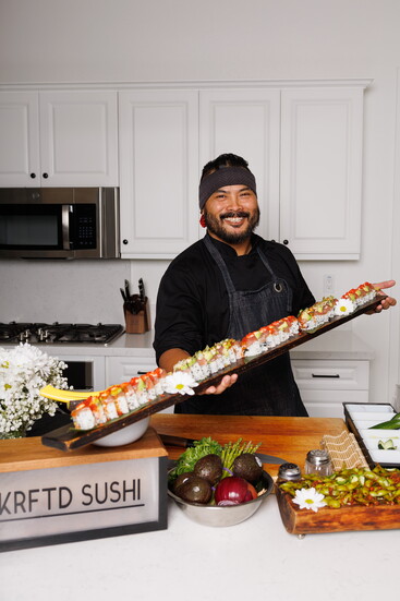 Don’s private sushi dinners bring an upscale dining experience to homes.