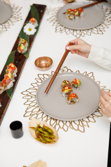 Clients leave with new sushi-making skills and a memorable experience.