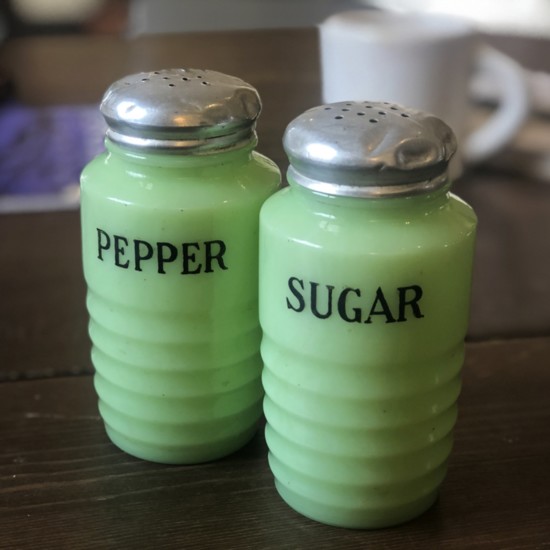 Grandmother's Pepper and Sugar Shakers.
