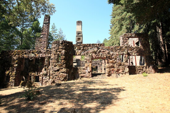 What's left of Jack London's Wolf House.
