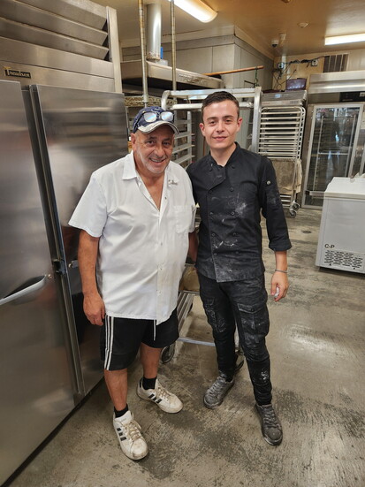 Chef Pascal and son, Enzo Merle, of Les Pascals.
