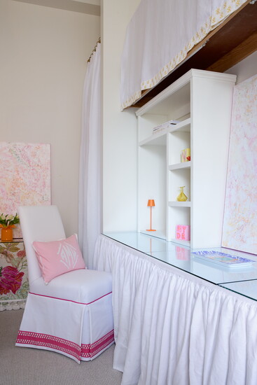 Custom cabinets to create dynamic storage.