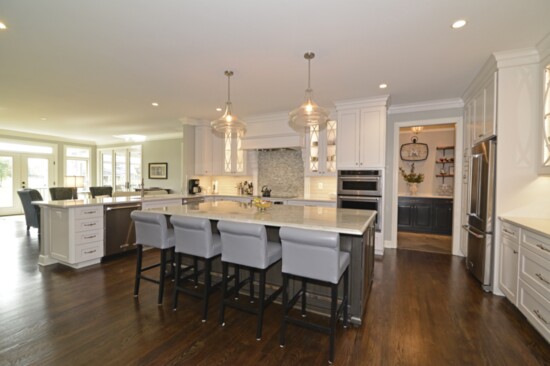 Expanded, Upgraded Kitchen Leads Off into Pantry