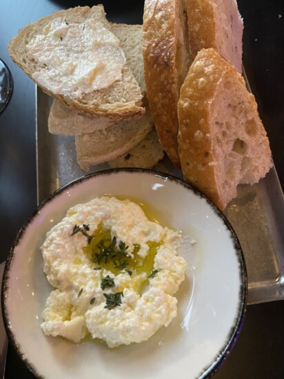 Fresh, homemade ricotta