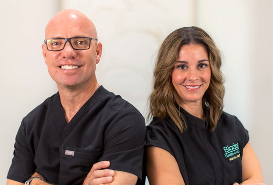 Dr. Christopher Campus with certified health coach Shelley Campus