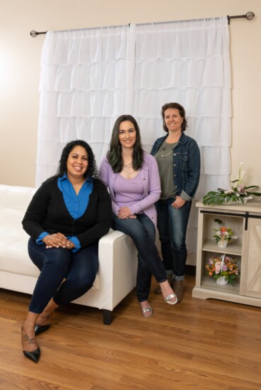 From left to right: Charmetra Bailey, Joy Bennett, Beatrice Balmaseda