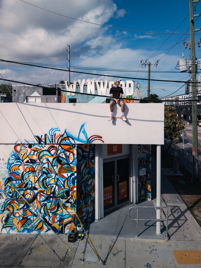 Greenwood artist Matt "RØSEY" Rosebrough was asked to complete a mural at the 2025 Miami Art Week.