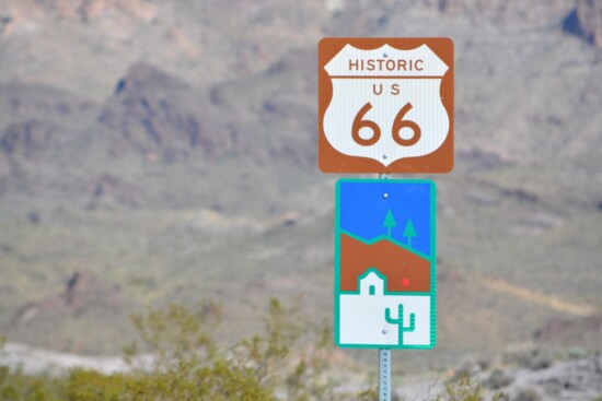 Historic route 66 also called the 'mother road' was one of the first highways in the country.