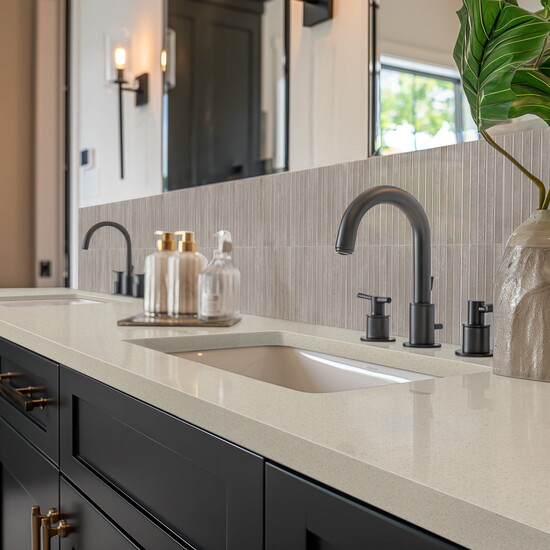 Dream Kitchen & Bath's attention to detail shines in this lovely bathroom.