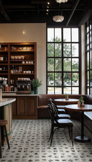 Classic elegance exudes from this comfortable bar setting.