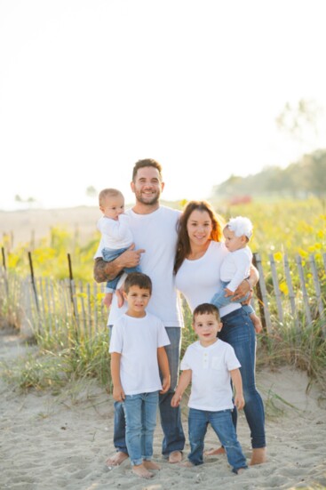Keenan and his family. 
