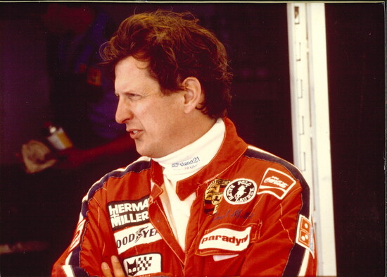 A young Paul Miller in his racing days