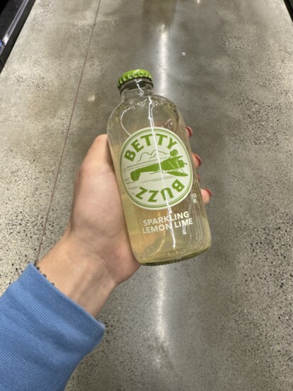 BETTY BUZZ: I love the Betty Buzz mixers so much because they also look pretty set out, and a drink taste better when it's pretty!