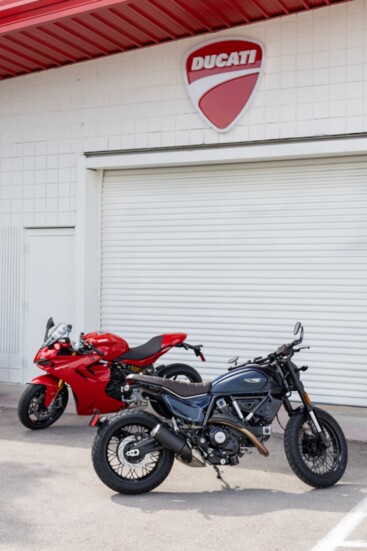 The Ducati Scrambler Nightshift, and Ducati Super Sport 950S