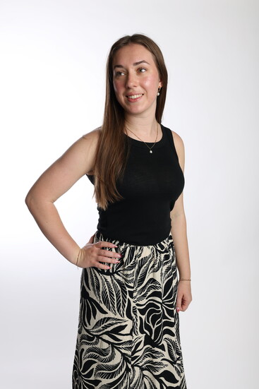 Select Airy tank top with Serendipity Palm Leaf skirt.
