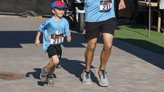Ron and Owen at the Run for Resilience hosted by The Rotary Club of Queen Creek.