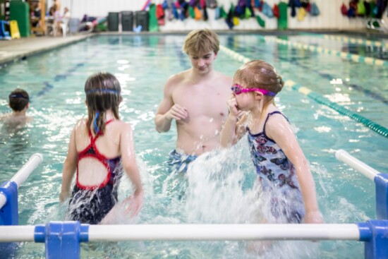 Meet friends and learn to swim.
