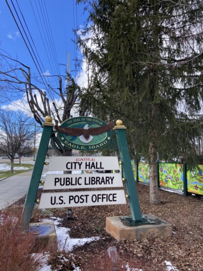 Eagle's City Hall complex includes the Library, a Museum, and the US Post office.