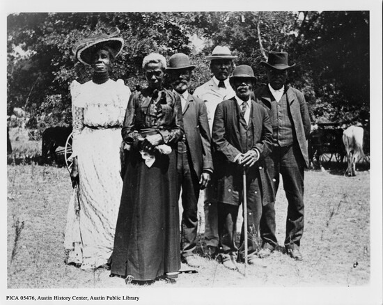 Eastside residents celebrate Juneteenth. Image courtesy of Austin Public Library.