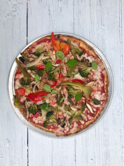Brixx Wood Fired Pizza-Fire Roasted Vegetable Pizza