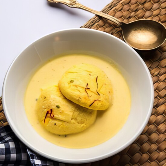 Soft, sweet and spongy Rasmalai from Mehak Indian Kitchen