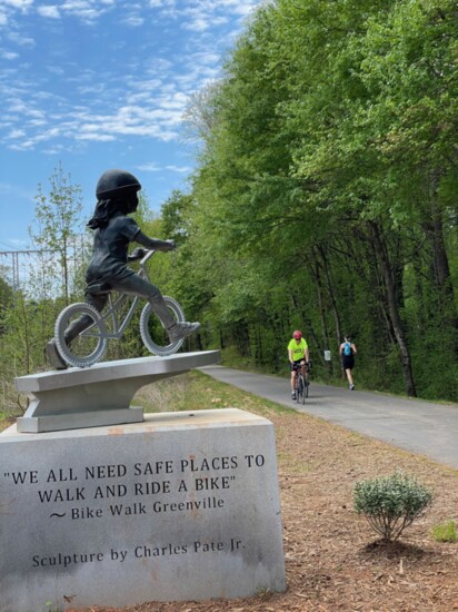 The Prisma Health Swamp Rabbit Trail is a 22-mile multi-use trail dotted with spots to fortify, including Swamp Rabbit Cafe and Grocery andUpcountry Provisions.