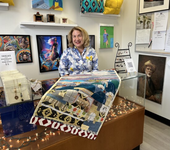 West Orange Arts Center gift shop, run by Liana Torrice Volpe.