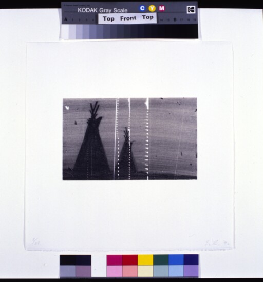 Teepees from Cameo Cuts, 1992. Courtesy of artist and Gagosian.