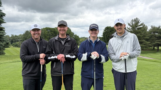 Adam Brown, Tony Seipp, Peter Haugen, and Harry Plowman-Ollington