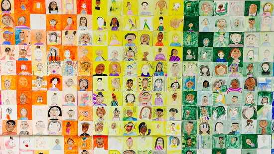 Artwork by students at New Hope Christian Academy