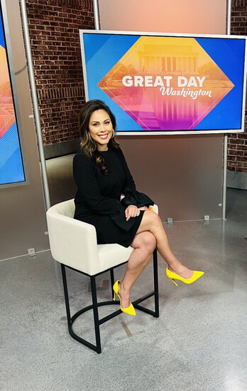 Elaine Espinola is living her dream on the set of Great Day Washington.
