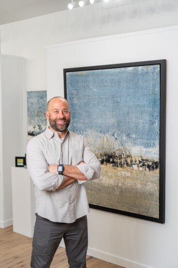 Brad Robertson wants his clients to be fully happy with their art. “Take it home and try it out for a weekend. If you don’t like it, bring it back.”  