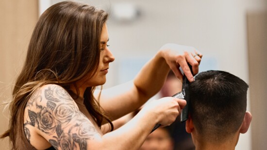 It's a relaxing and elevated barbering experience.