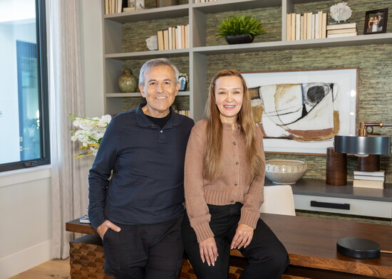 Owner, Miroslav Lozinsky and wife 