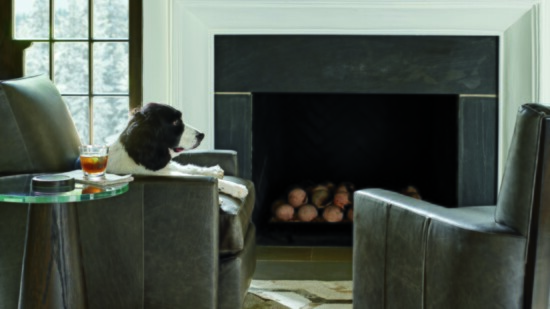 Cozy up by the fire with style