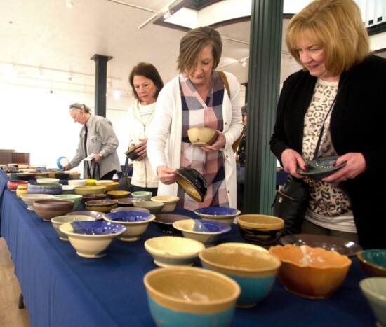 The annual Soup N' Bowl fundraiser is a celebration of art, community and a shared passion of fine art