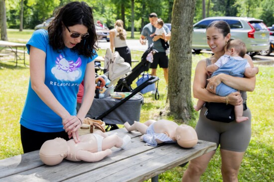 Bergen Fit Mom Group taking the SY6 safety course