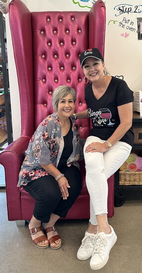 Rita Merino, director of operations, and Lena Smith, founder