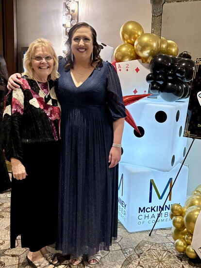 Dr. Melinda Crenwelge, Academics Plus founder/consultant and owner, with Stephanie Talley.