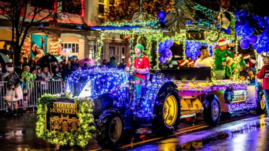 Calistoga’s annual Lighted Tractor Parade