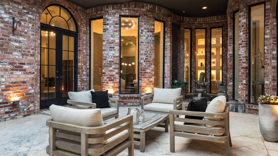 Backyard veranda